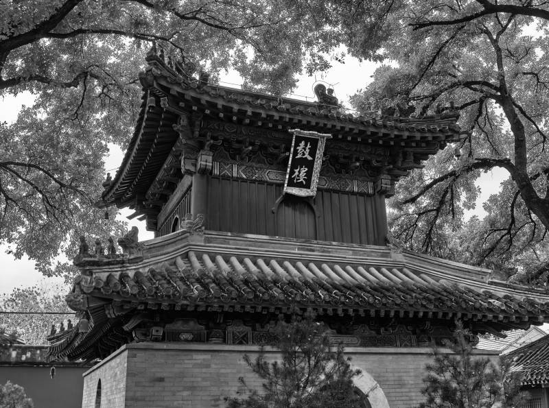 北京市西城区广济寺内鼓楼图片