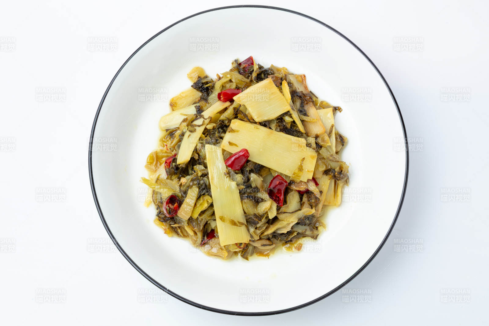 酸菜炒笋片图片