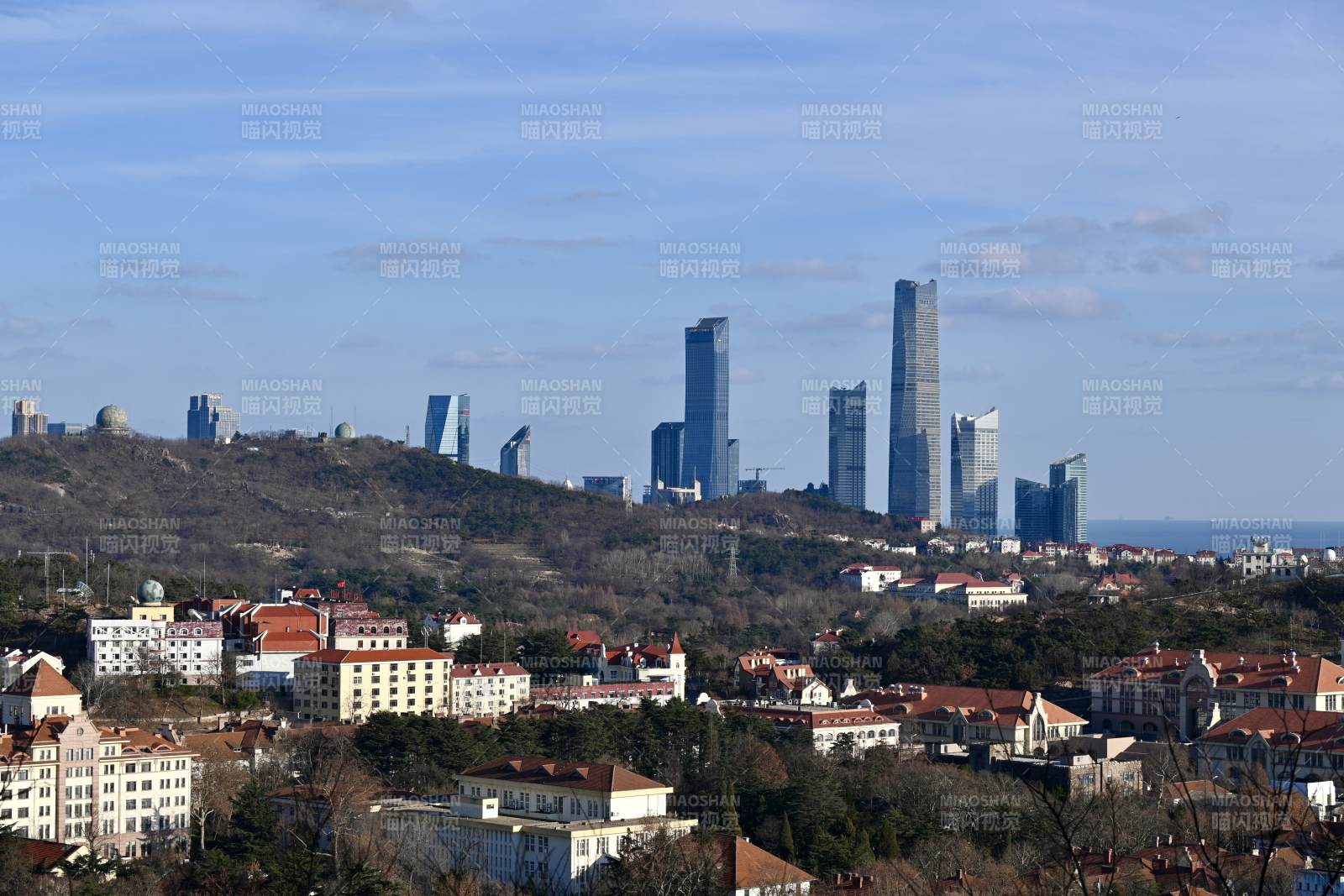 青岛信号山风光图片
