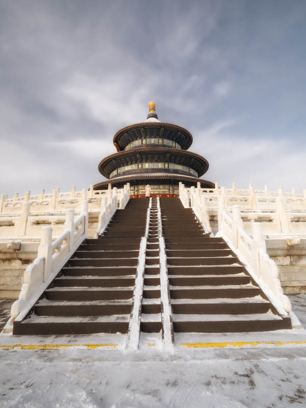 雪中天坛祈年殿图片