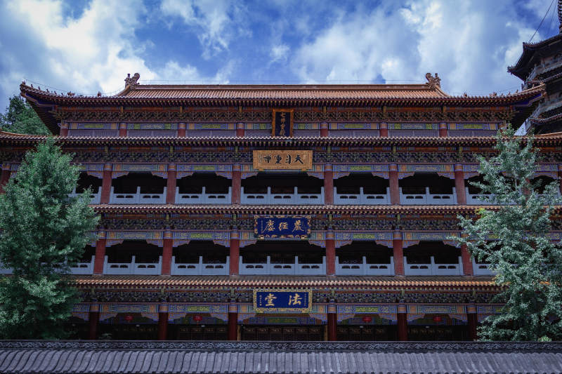 临安天目山禅源寺藏传佛教寺庙图片