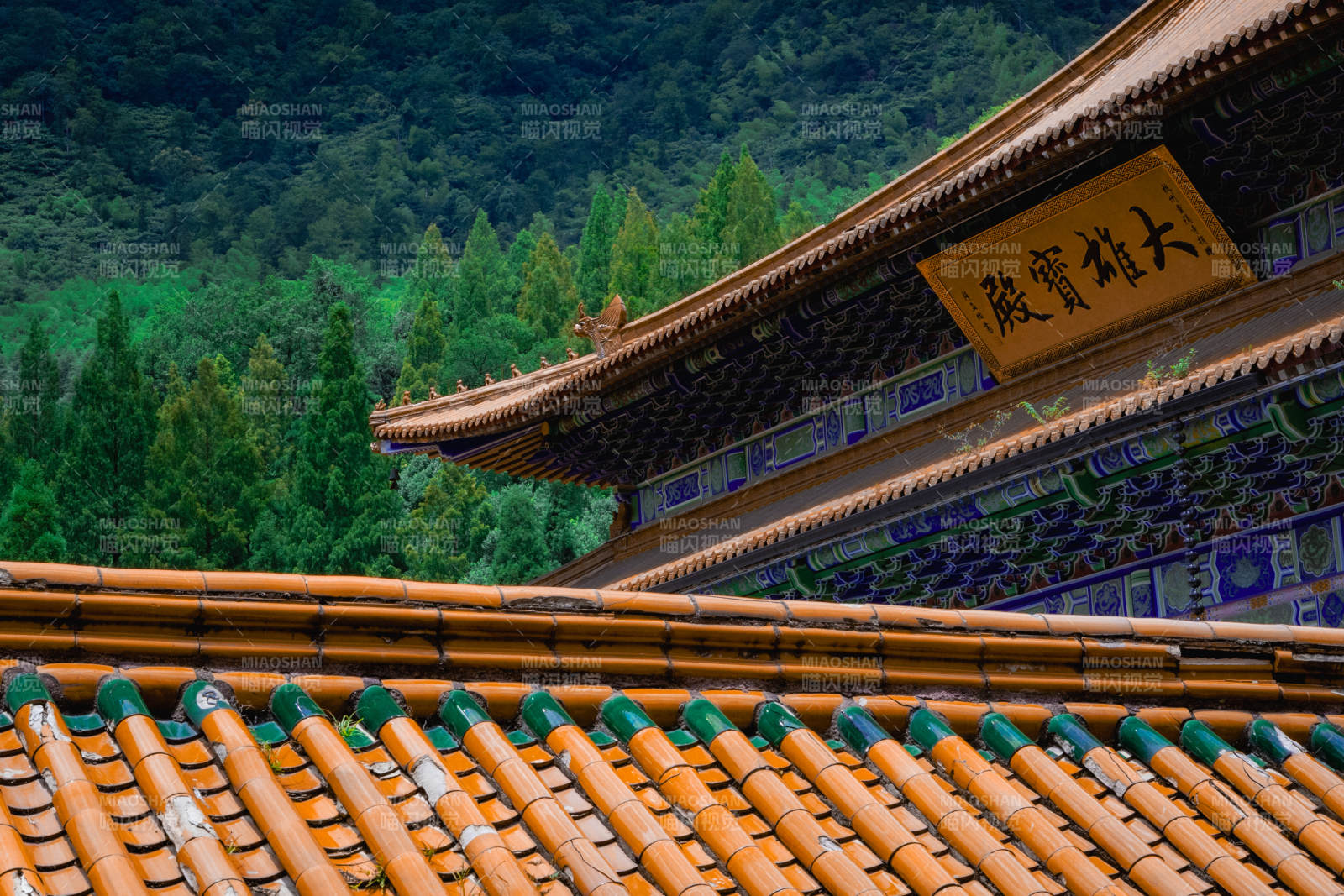 临安天目山禅源寺大雄宝殿风光图片