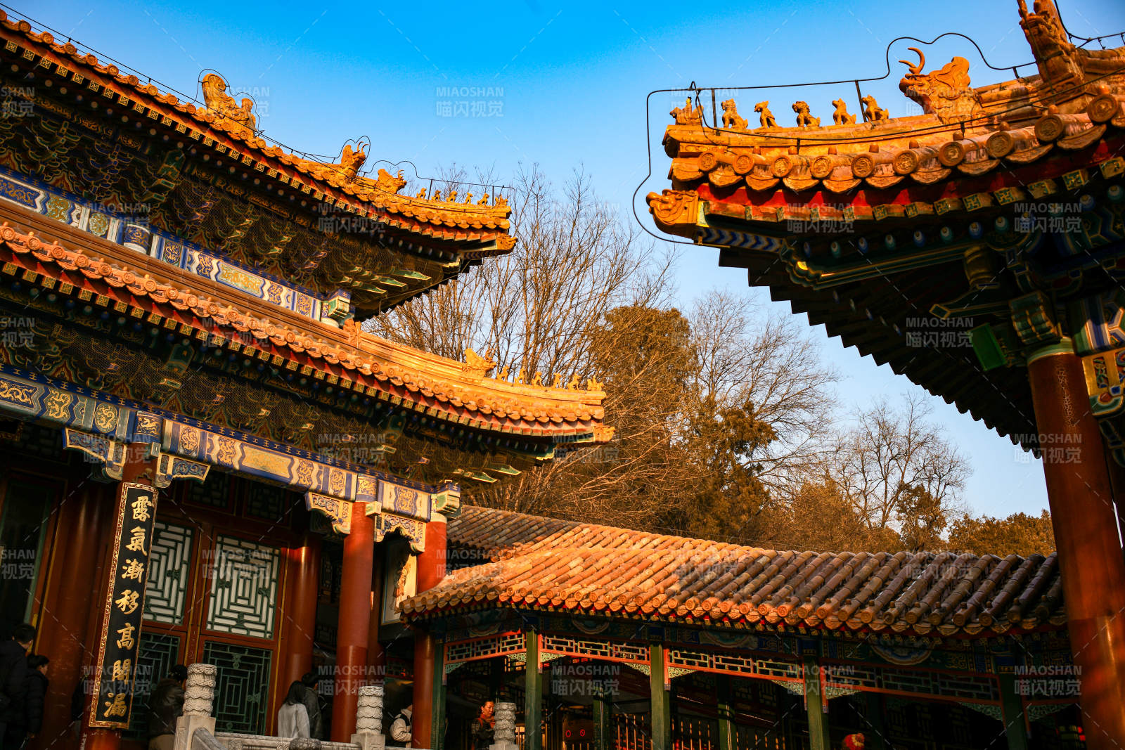 颐和园古建筑风光图片