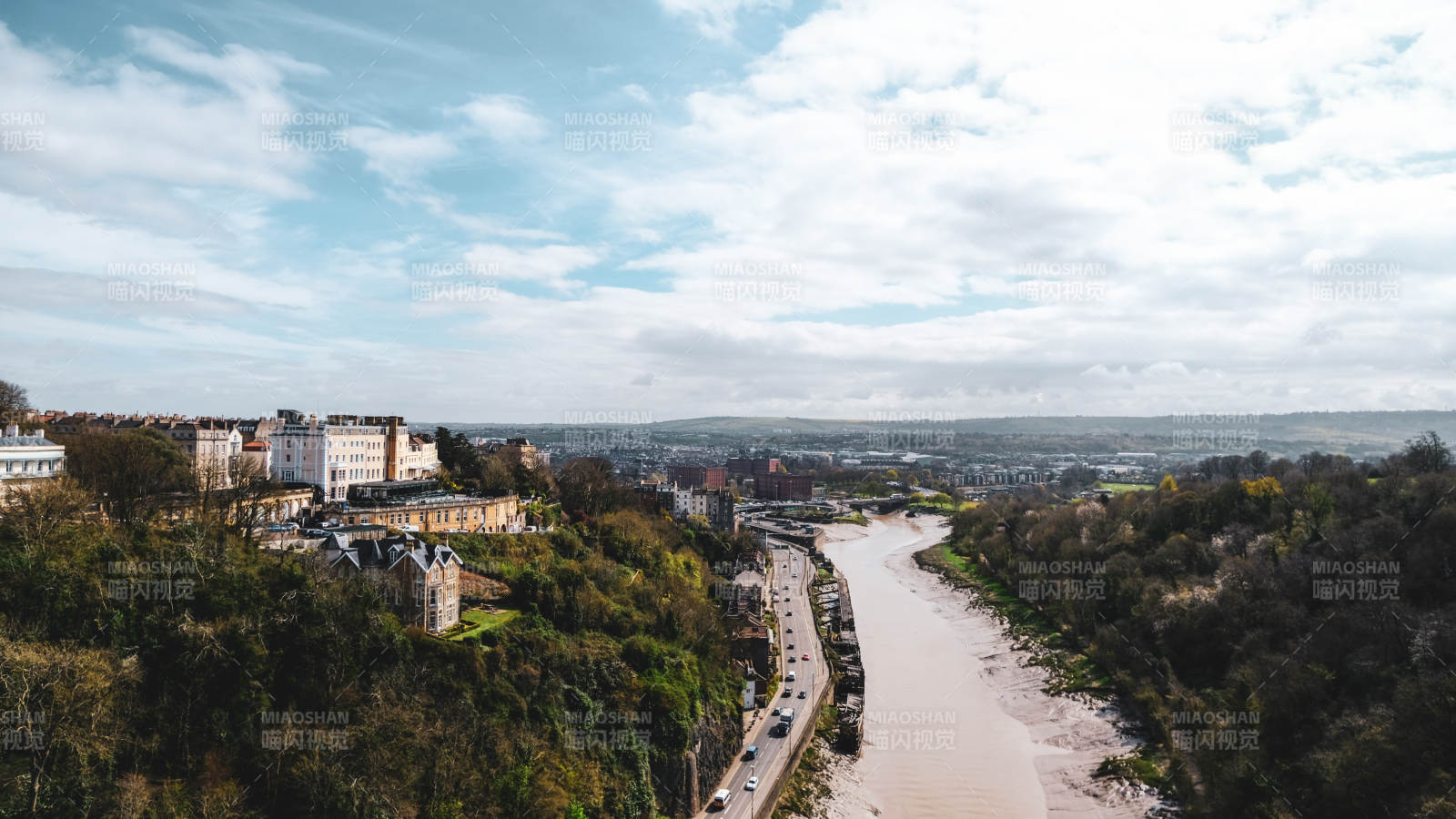 布里斯托河畔风光图片