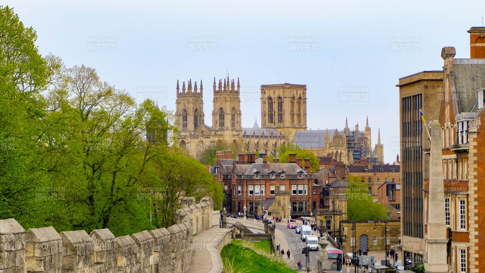 英国约克古城风光图片