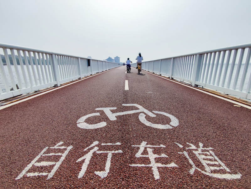自行车道图片