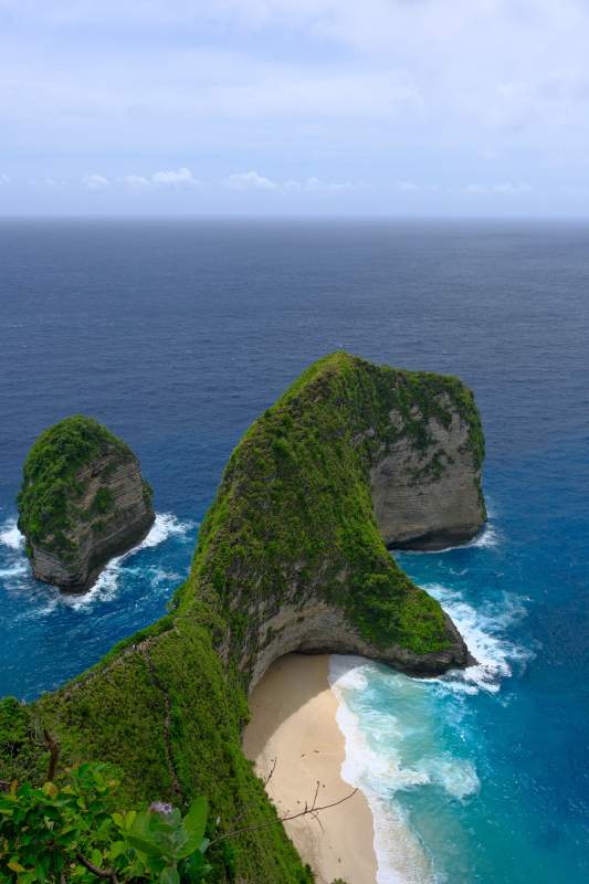 碧海绿岛奇景 佩妮达岛 精灵坠崖图片