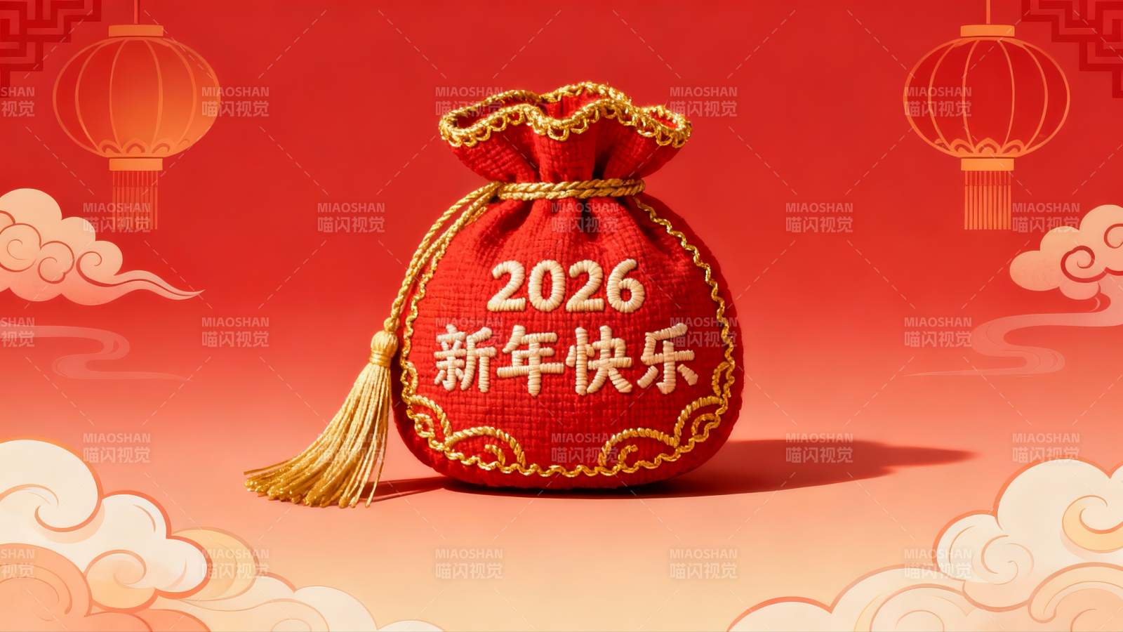 红色新年红包寓意吉祥图片