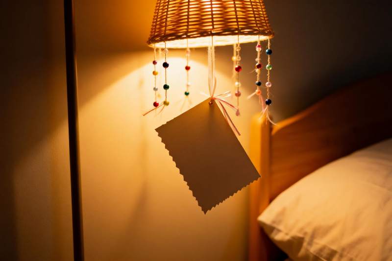 温馨卧室吊灯挂饰图片