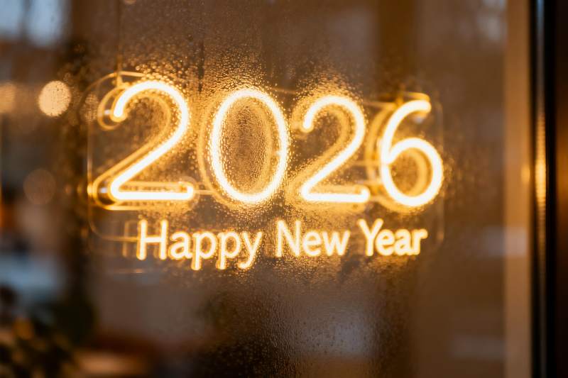 新年霓虹灯倒计时2026图片