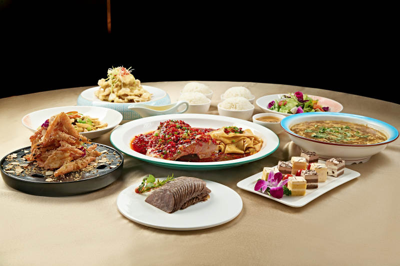 酒店饭店商务四人套餐组合图片