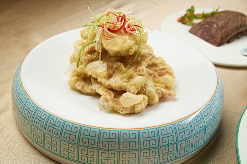 经典东北美食干炸锅包肉图片