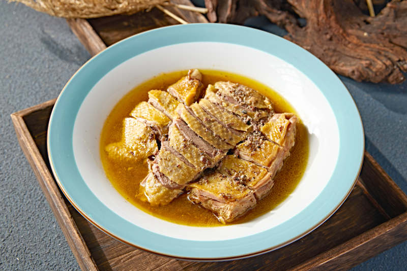 美味凉菜奶油咖喱白切鸡图片