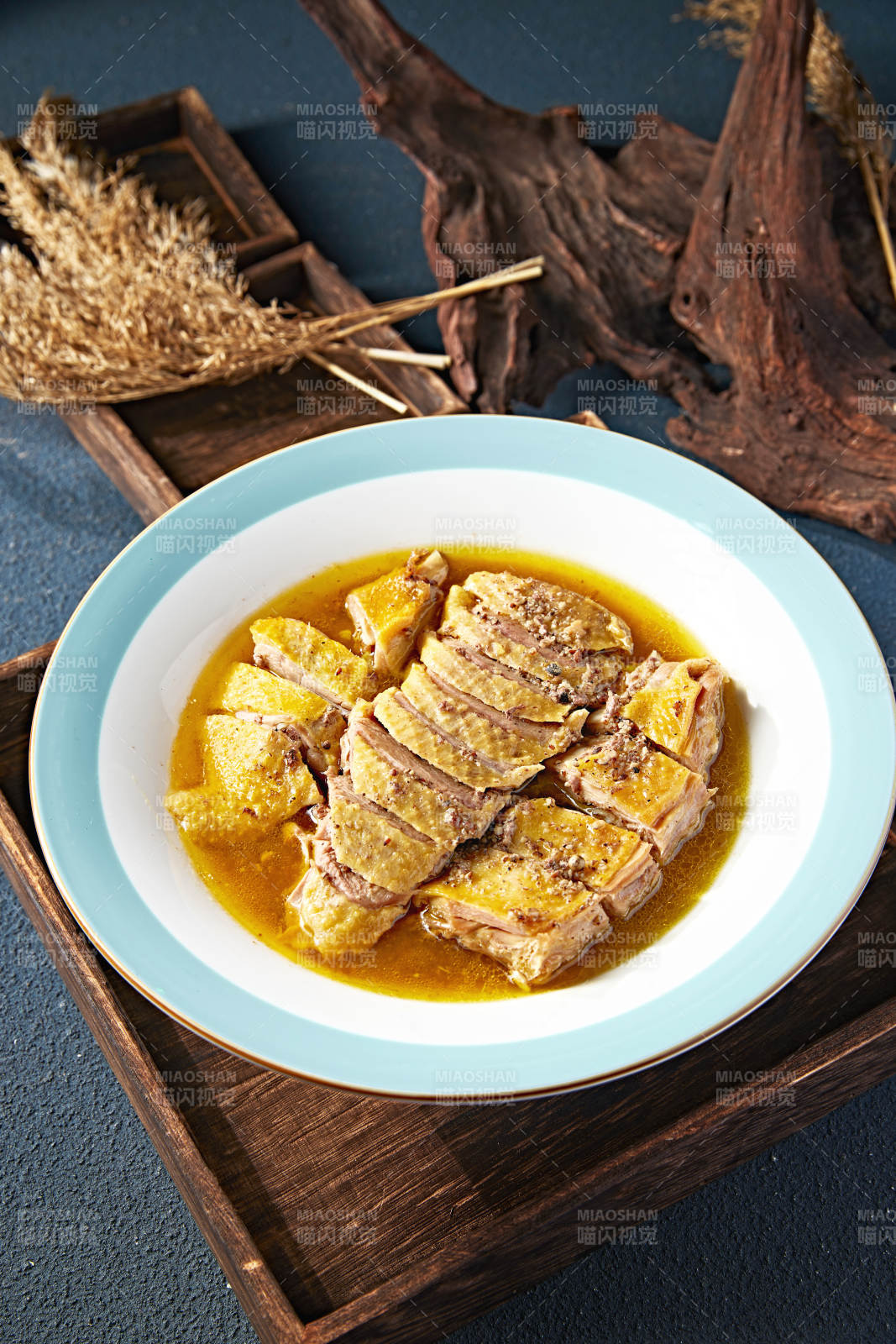 美味凉菜奶油咖喱白切鸡图片