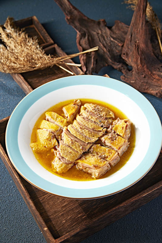 美味凉菜奶油咖喱白切鸡图片