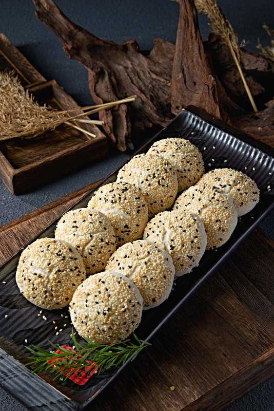 港式茶餐芝麻脆皮萝卜酥饼图片
