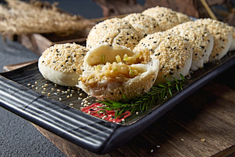 港式茶餐芝麻脆皮萝卜酥饼图片