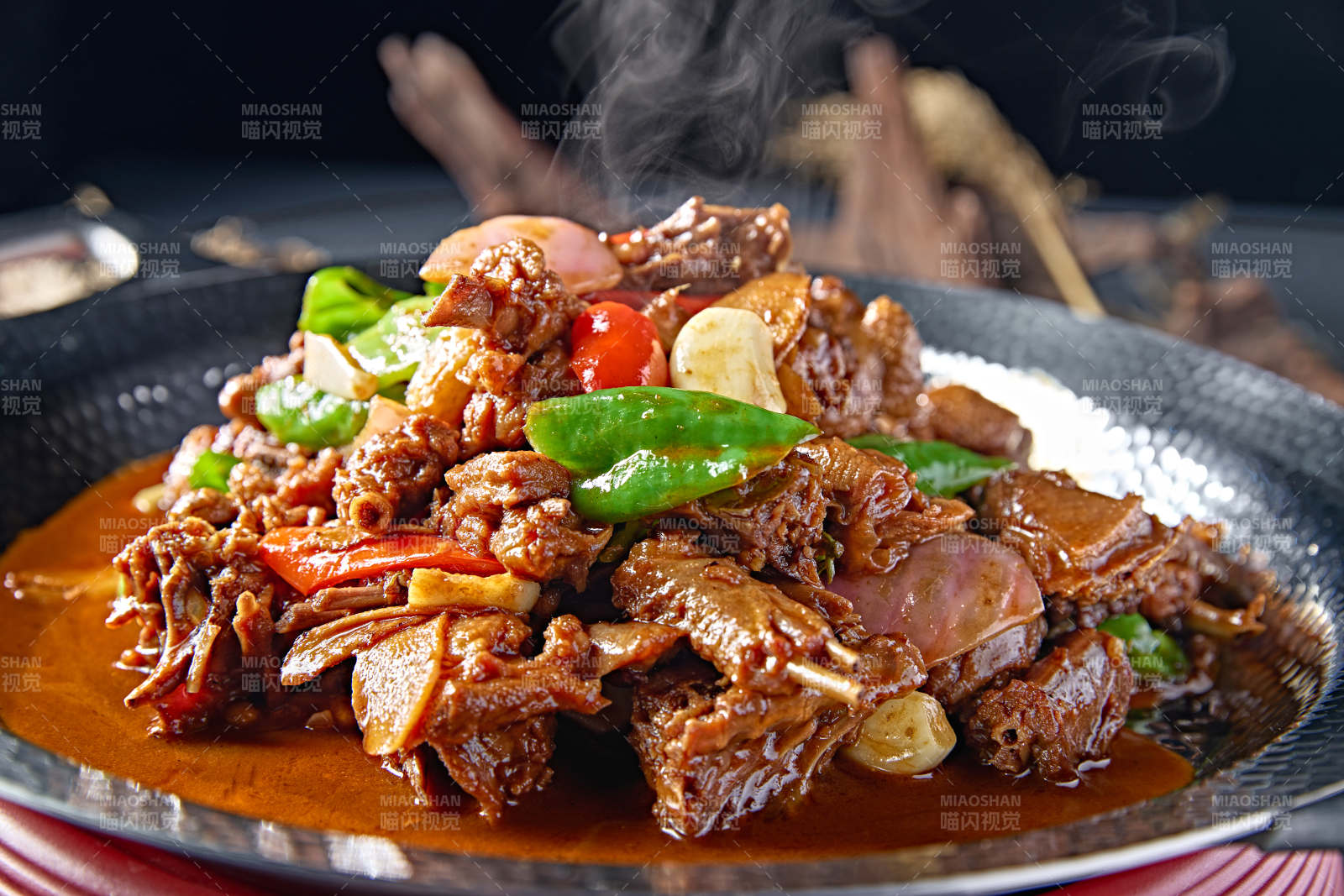 湘味葱香剁椒墩土鸡块图片