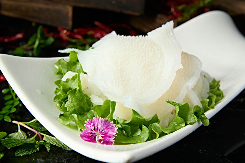 火锅食材魔芋素毛肚图片