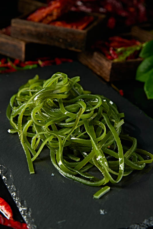 火锅食材美味盐水海带丝图片