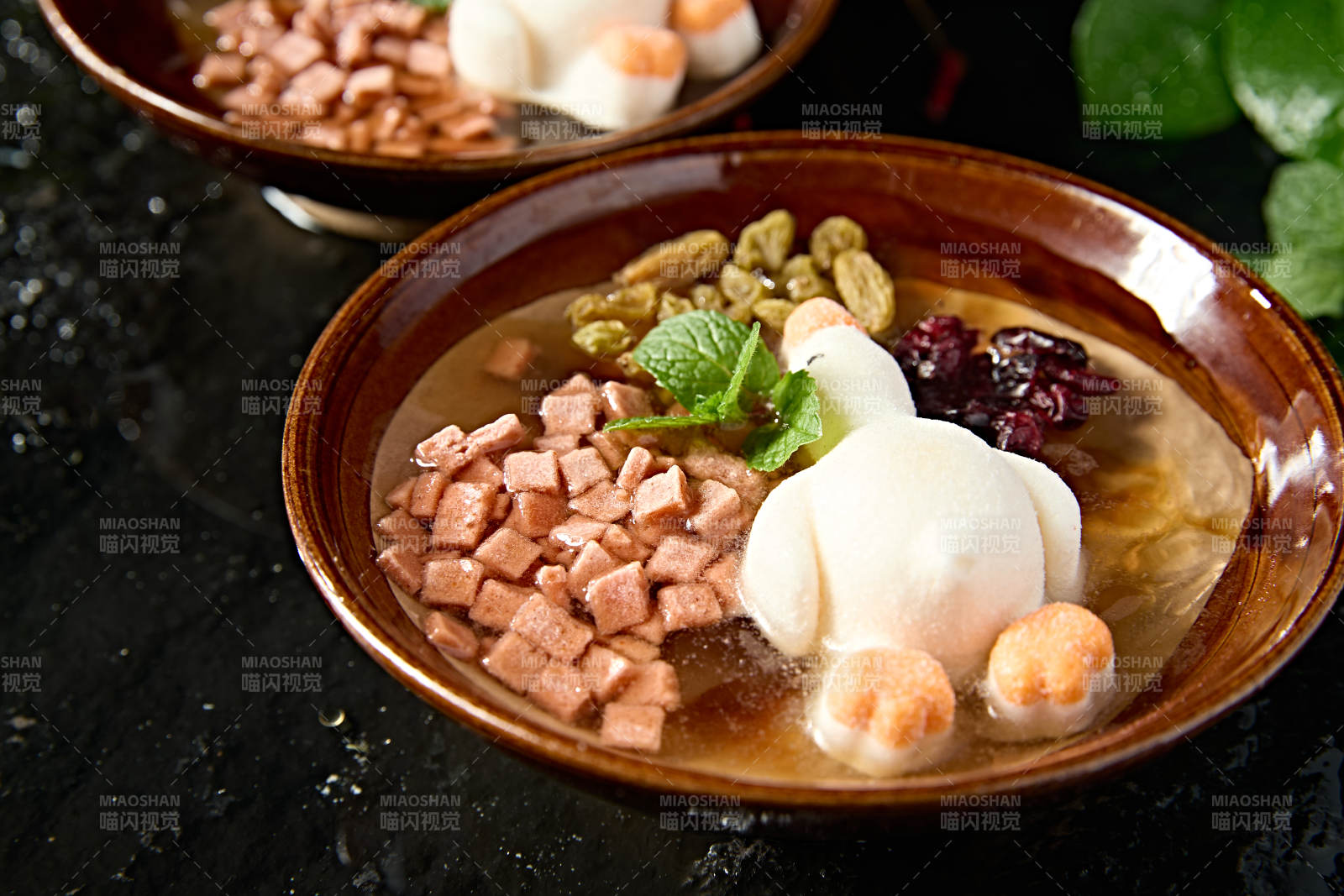 川渝美食手搓什锦冰粉图片