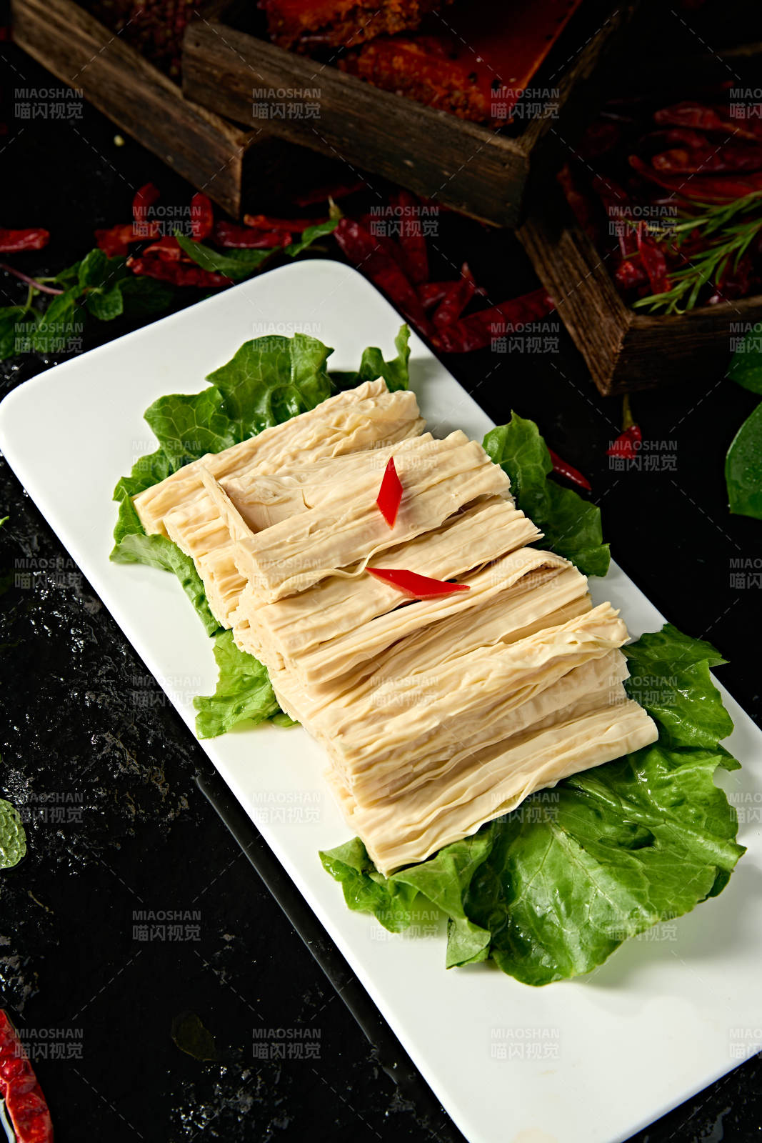 美味火锅食材腐竹段图片