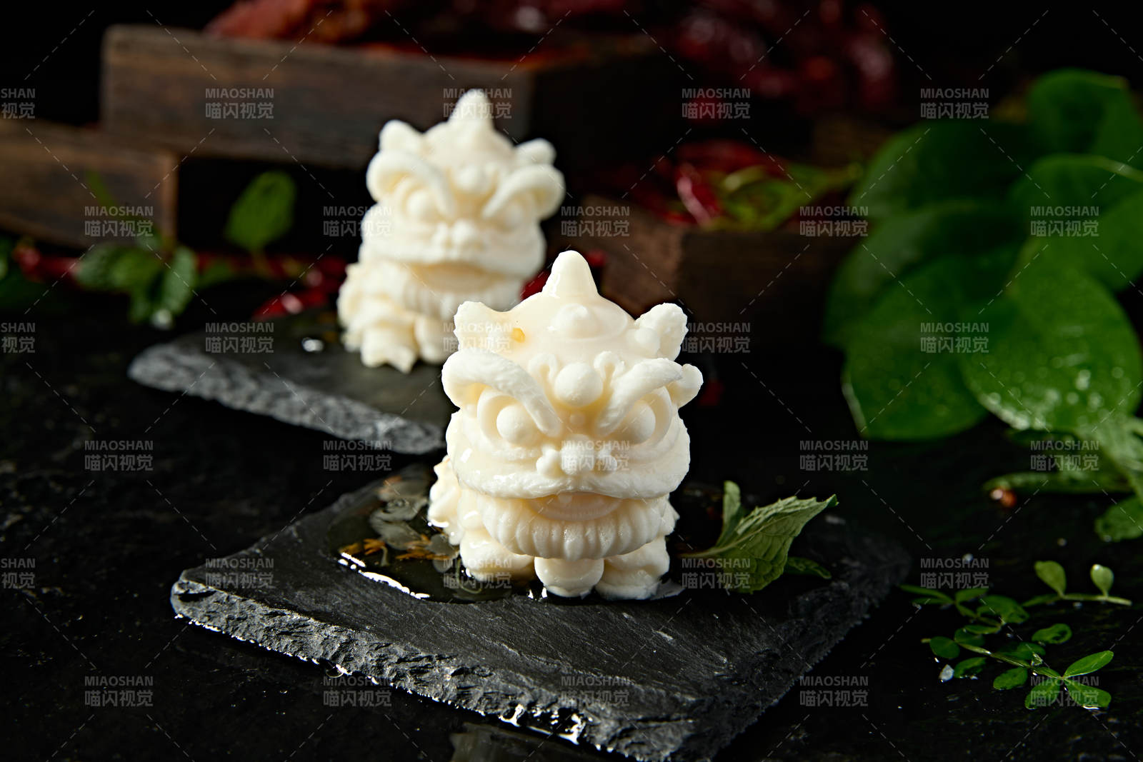 麒麟形态美食摇摇奶冻图片