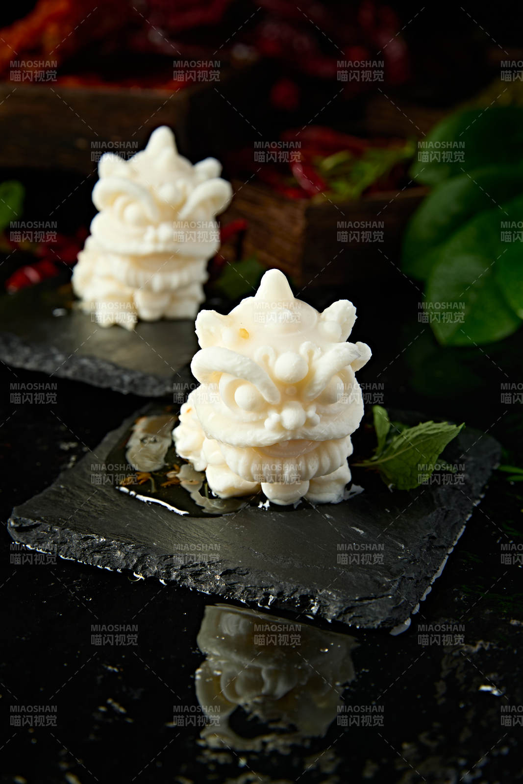 麒麟形态美食摇摇奶冻图片