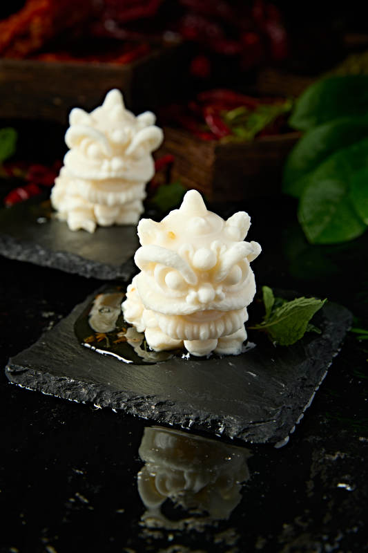 麒麟形态美食摇摇奶冻图片