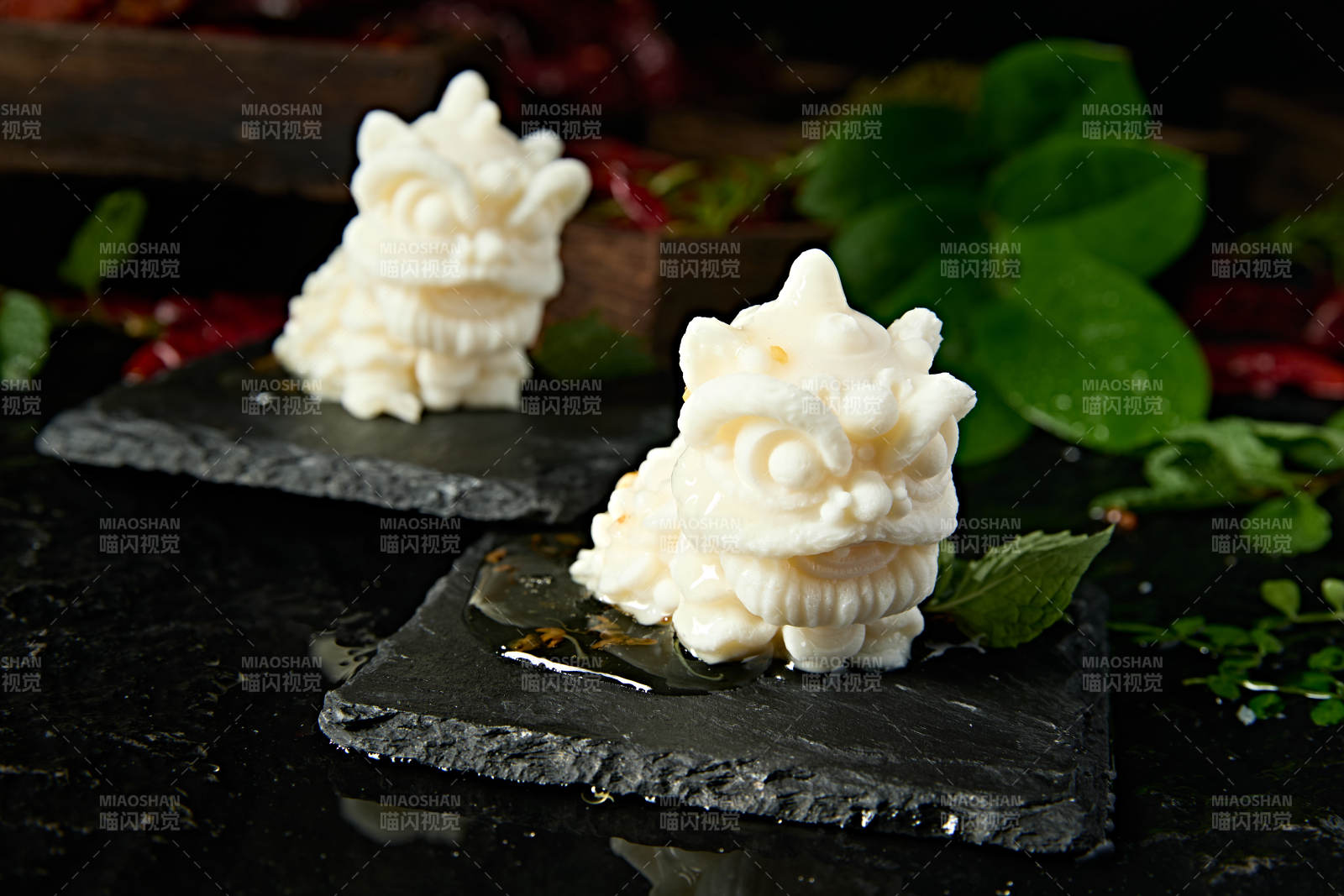 麒麟形态美食摇摇奶冻图片