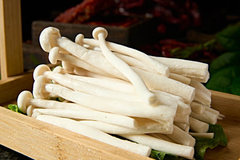 新鲜火锅配菜海鲜菇图片