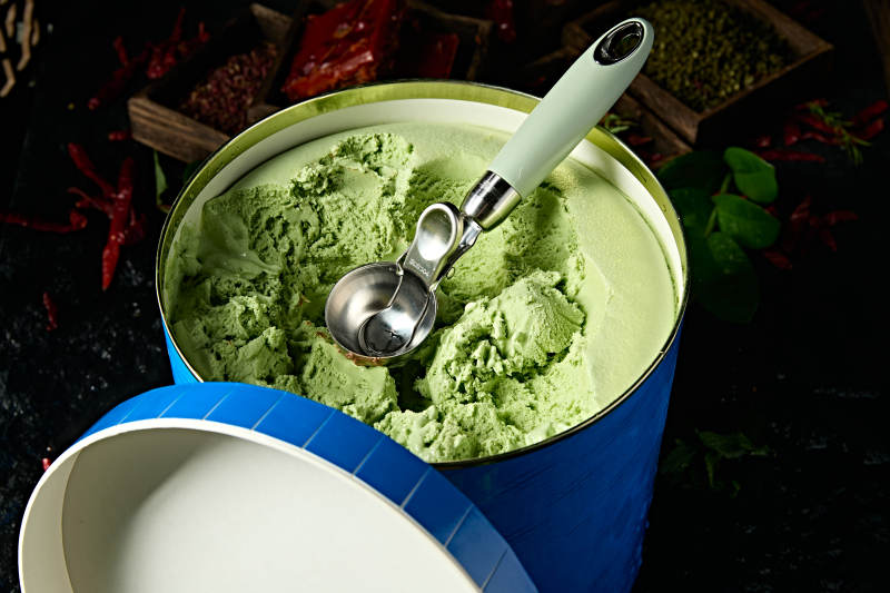 桶装餐饮饭点使用冰淇淋图片