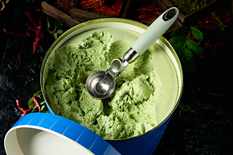 桶装餐饮饭点使用冰淇淋图片