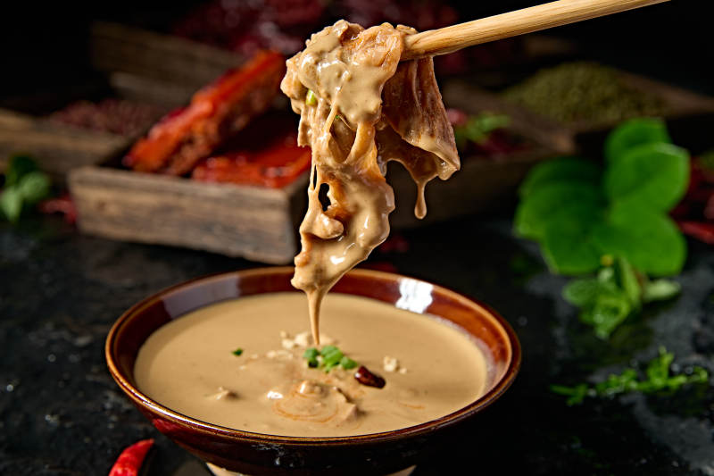 老北京涮肉芝麻酱底料图片