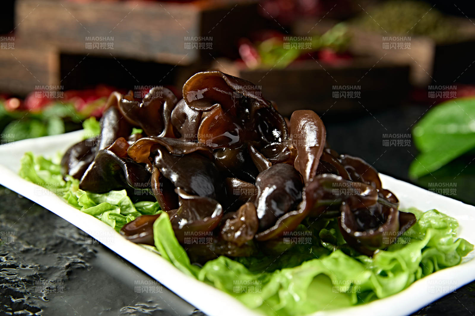 新鲜火锅涮品食材黑木耳图片