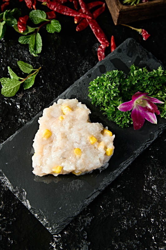 重庆火锅食材鲜虾虾滑图片