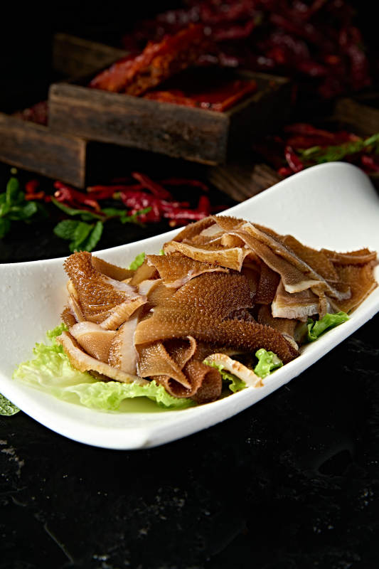 美味火锅食材鲜切毛肚图片