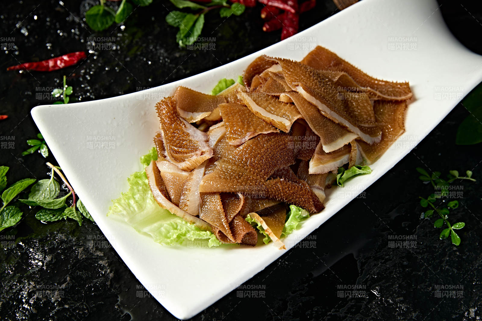 美味火锅食材鲜切毛肚图片