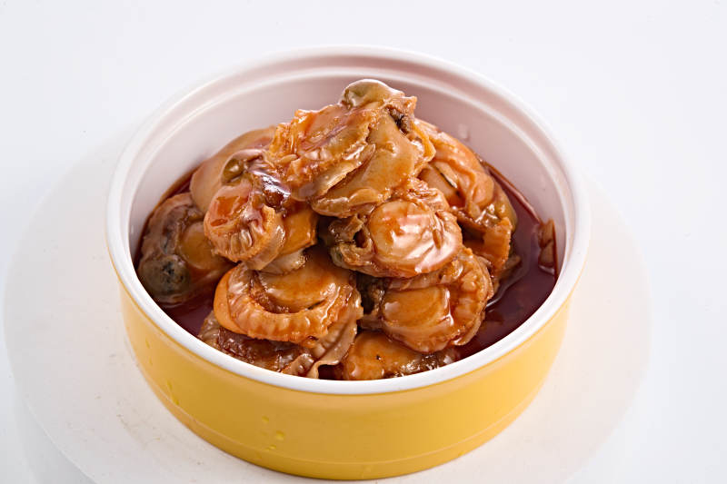 红油香辣腌渍扇贝肉丁图片