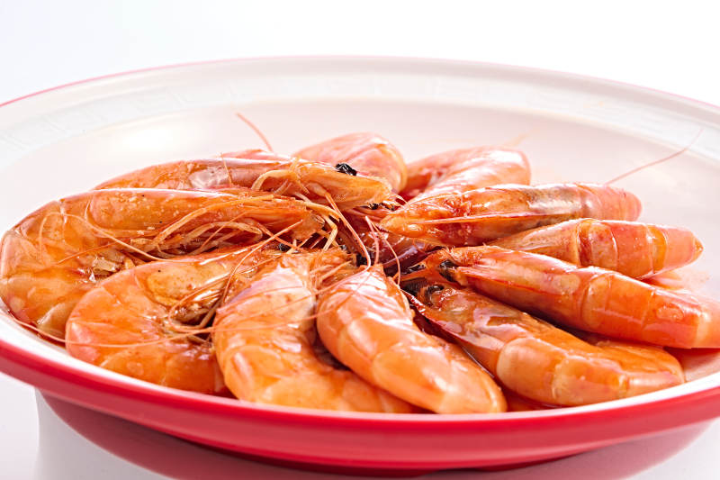 佐酒小吃美味盐水虾图片