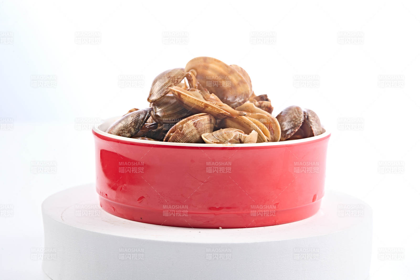 夏季大排档美食香辣炒花蛤图片