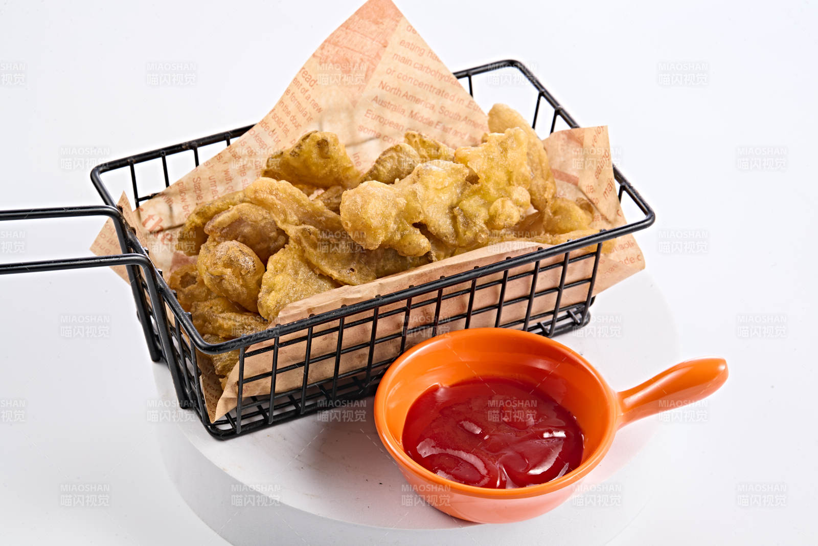 拖面干炸扇贝肉图片