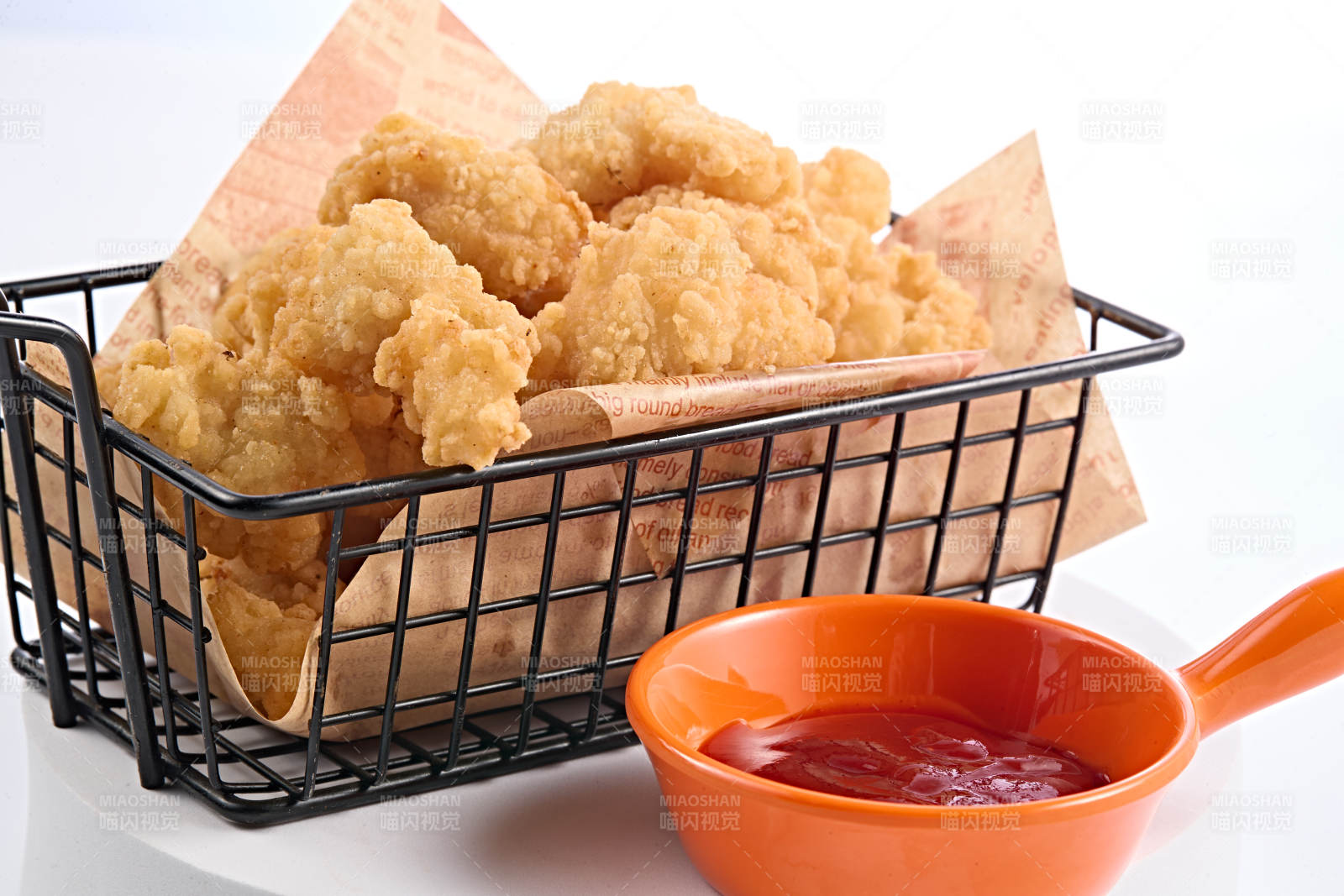 快餐美食油炸鸡米花图片