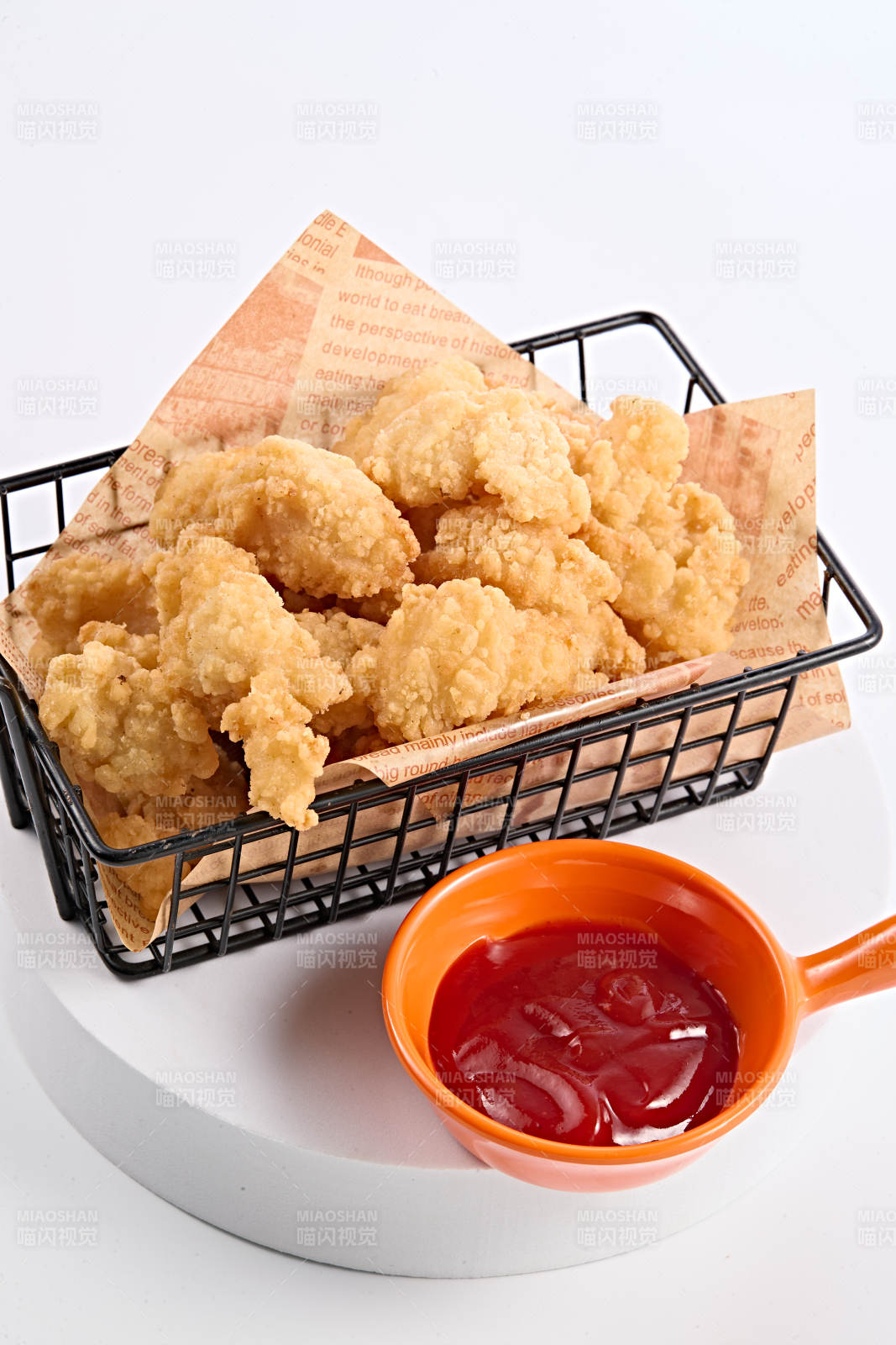 快餐美食油炸鸡米花图片