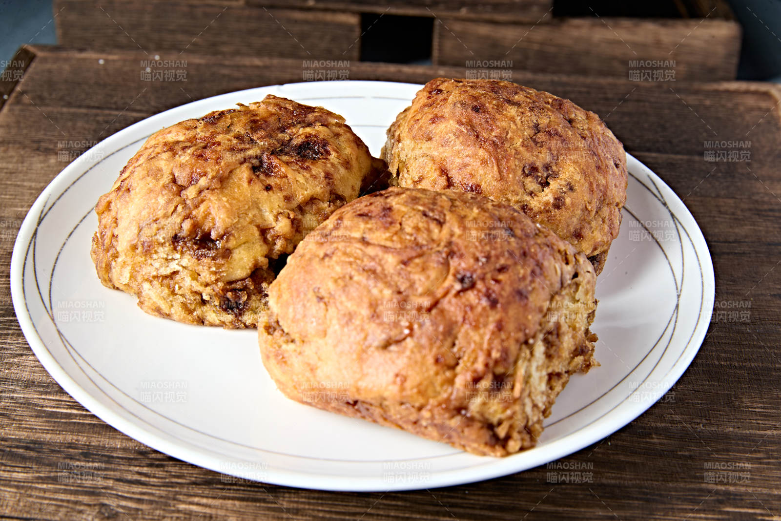 芝麻红糖棋子烧饼图片