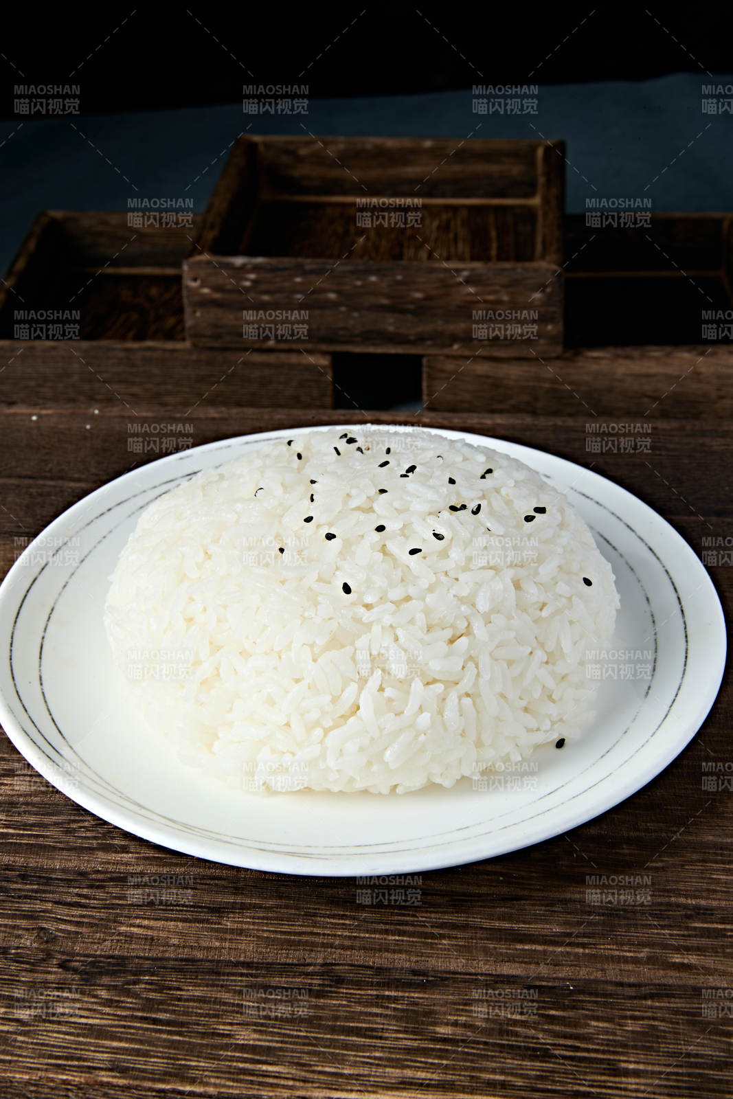 香喷喷的现蒸白米饭图片