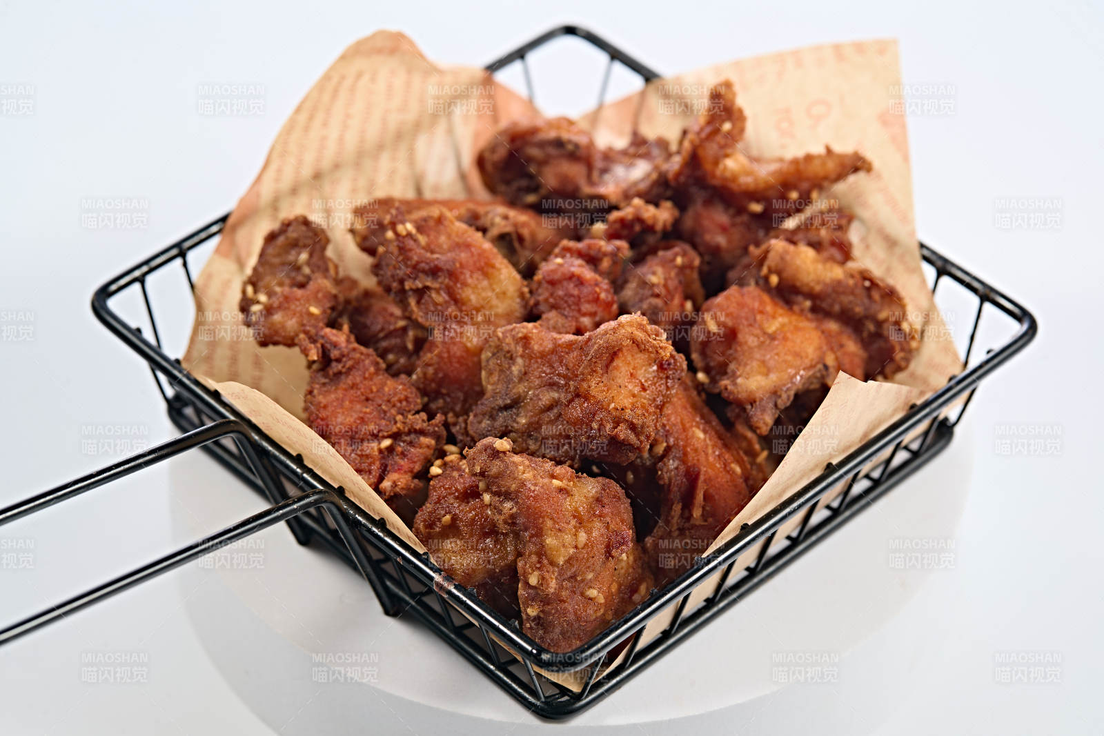 佐酒小吃油炸带骨鸡块图片