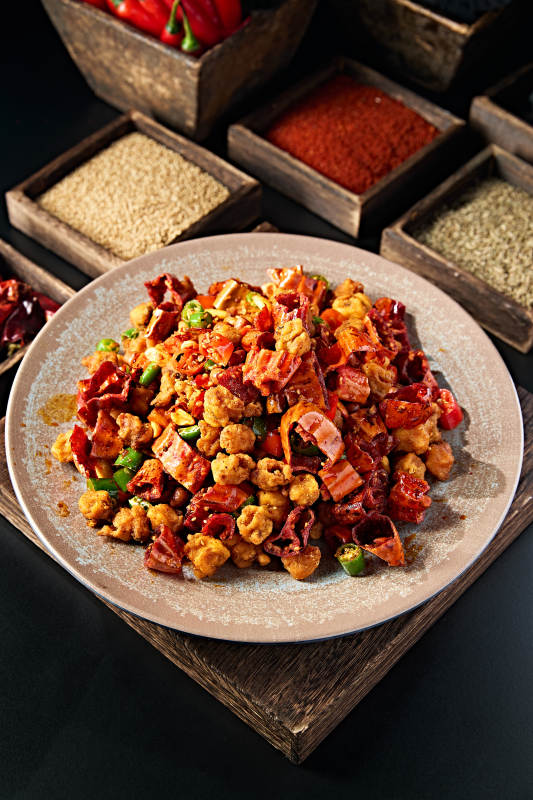 香炸酥脆辣椒鸡丁图片