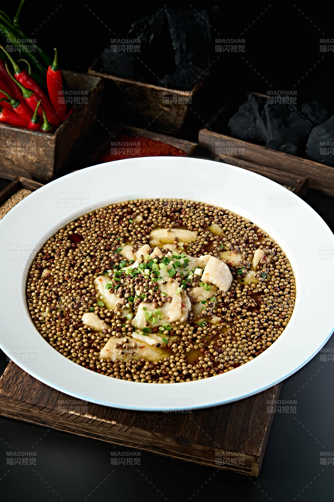 川香椒麻水煮鱼片图片