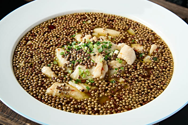 川香椒麻水煮鱼片图片